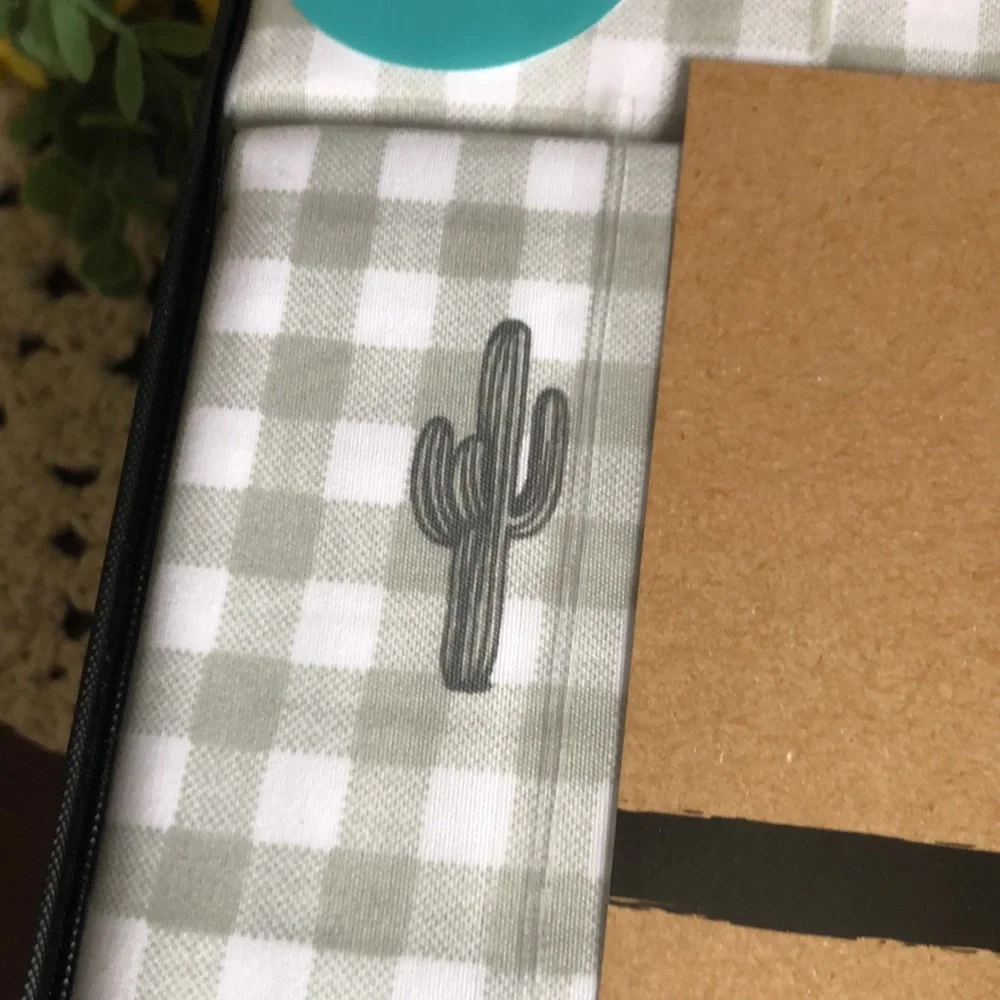 Wrangler CACTUS Gingham 6-Piece Sheet Set - QUEEN